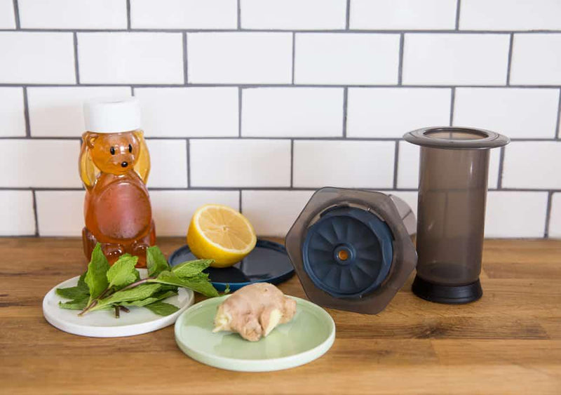 How To Brew Zingy Ginger Mint Tea with Prismo | Fellow