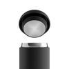 Black mug lid open image