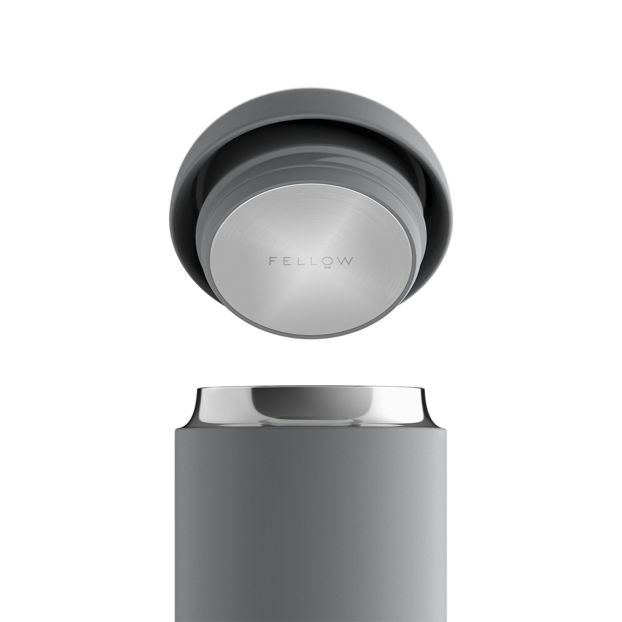 Gray mug open image